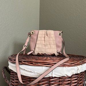 Vince Camuto blush cross body with adjustable strap